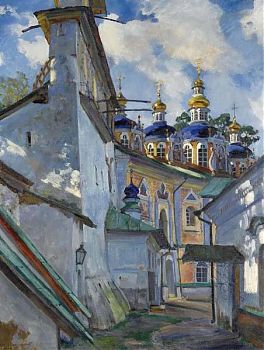 Сергей Арсеньевич Виноградов - Вид на Печерский монастырь, пейзаж - 170050
