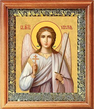 Икона Ангела Хранителя в киоте | Размер 13х16 см | 40200-8 (04А1)