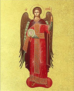 Икона Михаила Архангела Божия, Архистратига с золочением поталью, 04025-УЛ