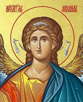 Икона Михаила Архангела Божия, Архистратига с золочением поталью, 04А3-УЛ