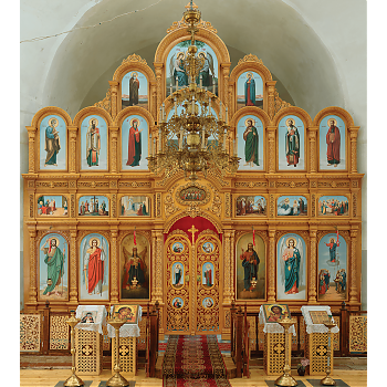 Изготовление иконостаса вознесенской церкви, с. Раменье
