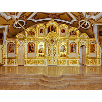 Изготовление иконостаса. Храм Богоявления Господня бывшего Богоявленского монастыря, г. Москва