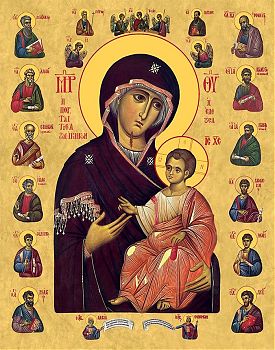 Икона Божией Матери "Иверская", 03031, икона на холсте - новый каталог