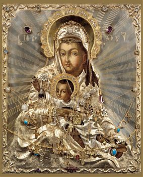 Икона Божией Матери "Милостивая", 03041, икона на холсте - новый каталог