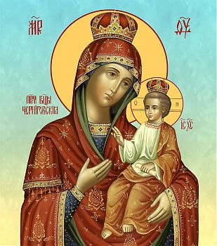 Икона Божией Матери "Черниговская", 03Ч1, икона на холсте - новый каталог