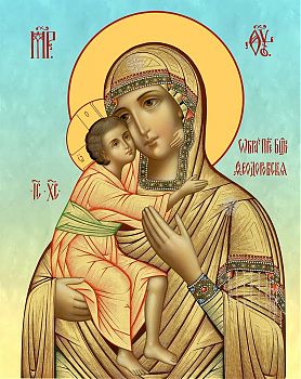 Икона Божией Матери "Федоровская", 03Ф1, икона на холсте - новый каталог