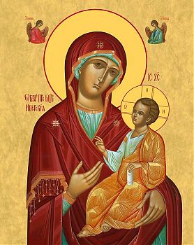 Икона Божией Матери "Иверская", 03И1, икона на холсте - новый каталог