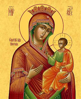 Икона Божией Матери "Иверская", 03И3, икона на холсте - новый каталог