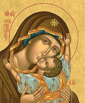 Икона Божией Матери "Кардиотисса", 03К1, икона на холсте - новый каталог