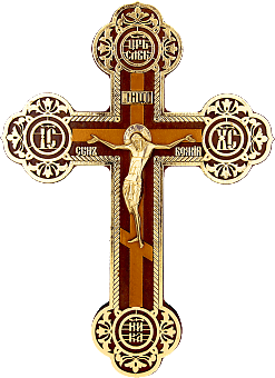 Кресты с бронзовым распятием