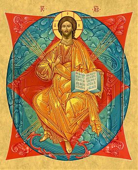 Икона Господа Иисуса Христа "Спас в Силах", 02004 - Купить полиграфическую икону на холсте
