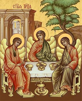 Святая Троица, 02Т3, икона на холсте - новый каталог