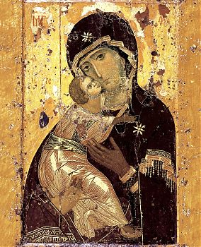 Икона Божией Матери "Владимирская", 01011, икона на холсте - новый каталог