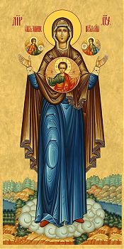 Икона Божией Матери "Знамение", 01Б3, икона на холсте - новый каталог