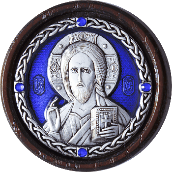 Купить православную икону - Господь Вседержитель, автомобильная икона, А129-3