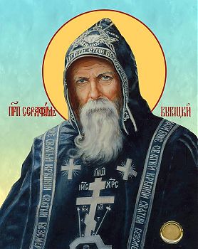 Образ Серафима Вырицкого преподобного, 09С7 | Купить полиграфическую икону на холсте