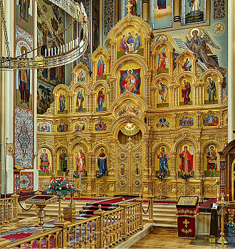 Изготовление иконостаса. Свято-Екатерининский Кафедральный собор, г. Краснодар