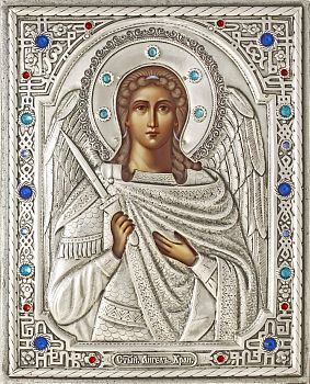 Икона Святого Ангела Хранителя в посеребренной ризе (окладе), Р-212.2
