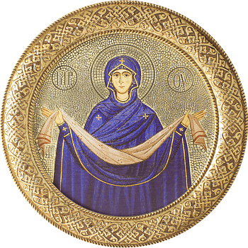 Икона Божией Матери "Покров Богородицы", Р-221