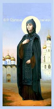 Икона на холсте, Евфросиния Московская, св. блгв., 13007