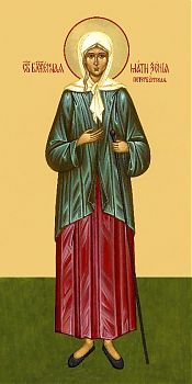 Икона на холсте, Ксения Петербургская, св. блаж., 13018