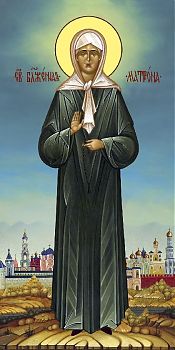Икона на холсте, Матрона Московская, св. блаж., 13024
