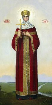 Икона на холсте, Ольга, св. равноап. вел. кнг., 13028