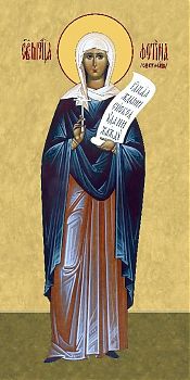 Икона на холсте, Фотина (Светлана), св. мц., 13036