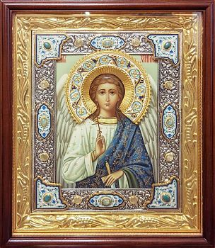 Икона "Ангел Хранитель" в драгоценном окладе, 1082