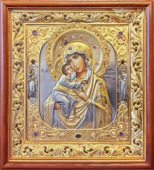 Купить Икону рукописную Божией Матери "Феодоровская" в драгоценном окладе, 1061