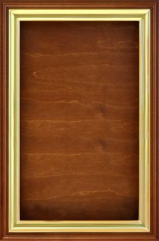 Киот-пенал с рамкой "Сусальное золото" (рамка 32). Киот для иконных досок под размер 30 x 50 см по цене от производителя, 11241-12