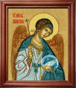 Икона Ангела Хранителя в киоте | Размер 13х16 см | 42003-22 (04002)