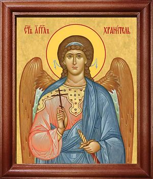 Икона Ангела Хранителя в киоте | Размер 13х16 см | 42003-22 (04А15)