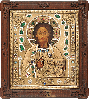 Купить икону Господа Вседержителя в медной ризе (окладе), Р-314.М