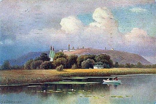Гавриил Павлович Кондратенко - Вид Киева, пейзаж - 170118