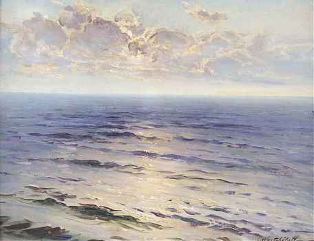 Константин Александрович Вещилов - Морской пейзаж, пейзаж - 170156
