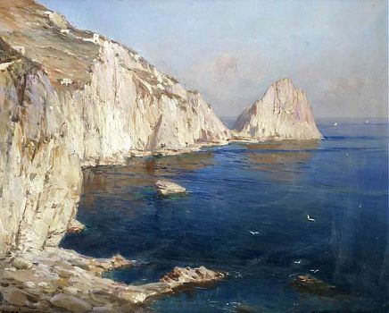 Константин Александрович Вещилов - Морской пейзаж, пейзаж (Капри) - 170158