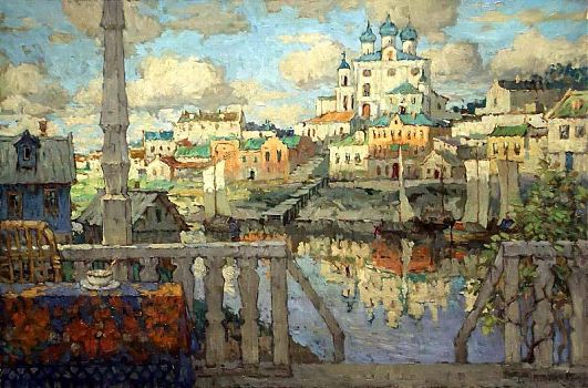 Константин Иванович Горбатов - Псков, пейзаж - 170164