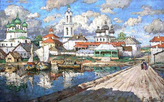 Константин Иванович Горбатов - Старый город. Самара, пейзаж - 170167