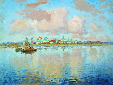 Константин Иванович Горбатов - Ростов. Озеро Неро, пейзаж - 170171
