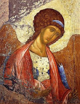 Икона Архангела Михаила, святого Архистратига, 04016 - Купить полиграфическую икону на холсте