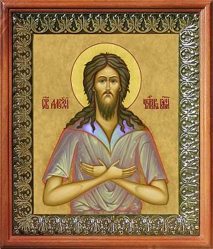 Икона Алексия Человека Божия в киоте | Размер 13х16 см | 42003-8 (09008)