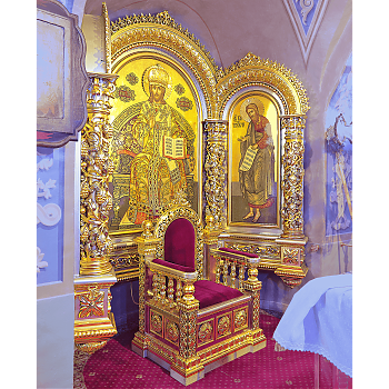 Оформление Горнего Места подвесными (настенными) киотами. Заказать у производителя для украшения православного храма