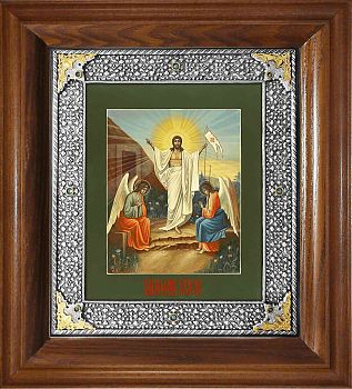 Универсальная посеребренная риза (оклад) - Икона "Воскресение Христово", Р-209.2К