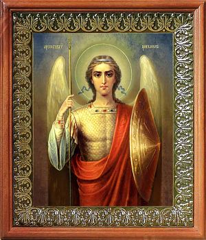 Икона Архангела Михаила в киоте | Размер 13х16 см | 42003-8 (04015)