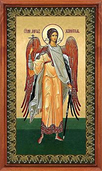 Икона ростовая Ангела Хранителя в киоте | Размер 10х20 см | 42202-8 (04022)