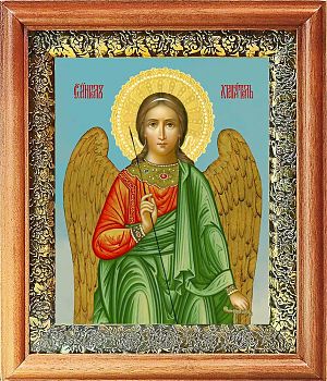 Икона Ангела Хранителя в киоте | Размер 13х16 см | 40200-8 (04003)