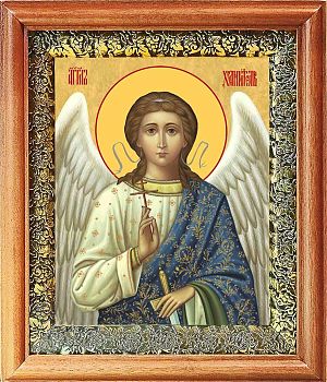 Икона Ангела Хранителя в киоте | Размер 13х16 см | 40200-8 (04А9)