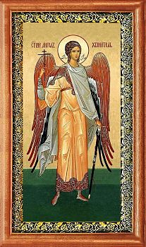 Икона ростовая Ангела Хранителя в киоте | Размер 10х20 см | 40202-8 (04022)
