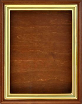 Киот-пенал с рамкой "Сусальное золото" (рамка 32). Киот для иконных досок под размер 30 х 40 см по цене от производителя, 11231-12